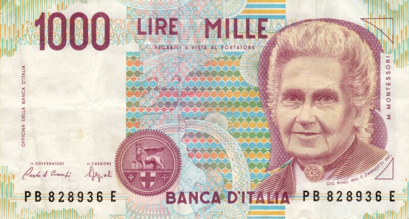イタリア 旧紙幣 リラ LIRE 3枚セット BANCA D'ITALIA | イタリア紙幣